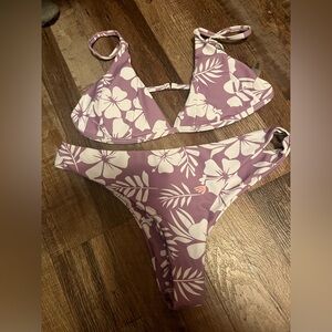 5 for $20 SHEIN purple floral bathing suit